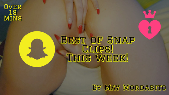 Poster for Best Of Recent Snap Clips - April 16, 2021 - May Mordabito - Manyvids Star - Compilation, Finger Fucking (Май Мордабито Компиляция)