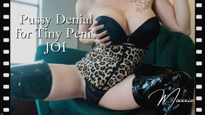 Poster for Manyvids Girl - Mixxxie - Pussy Denial For Tiny Penis Joi - Sph, Joi