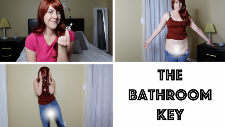 Poster for The Bathroom Key - Apr 22, 2023 - Manyvids Girl - Ivystarshyne - Desperation, Pee, Female Desperation (Женское Отчаяние)