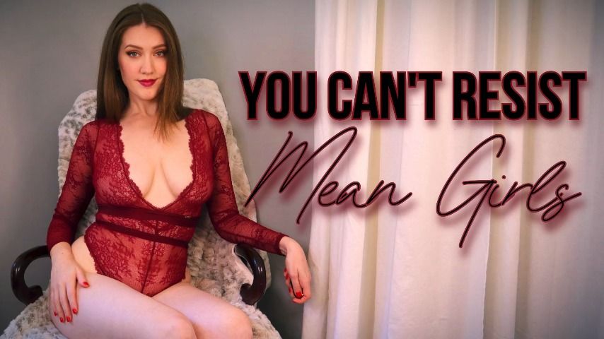 Poster for Manyvids Girl - You Can'T Resist Mean Girls - September 24, 2022 - Scarlettbelle - Beta, Verbal Humiliation (Словесное Унижение)