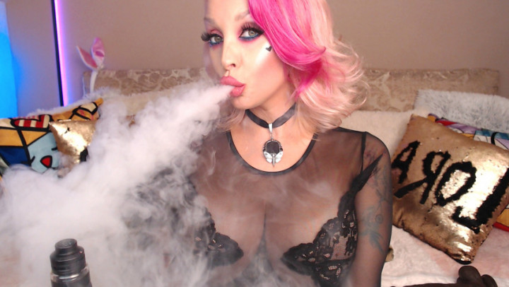 Poster for Manyvids Girl - Loraflower - Slow Vaping On Your Cock, Sloppy Bj, Eyeconact, Wet Mouth - April 30, 2023 - Blowjob, Big Tits, Smoking (Курение)