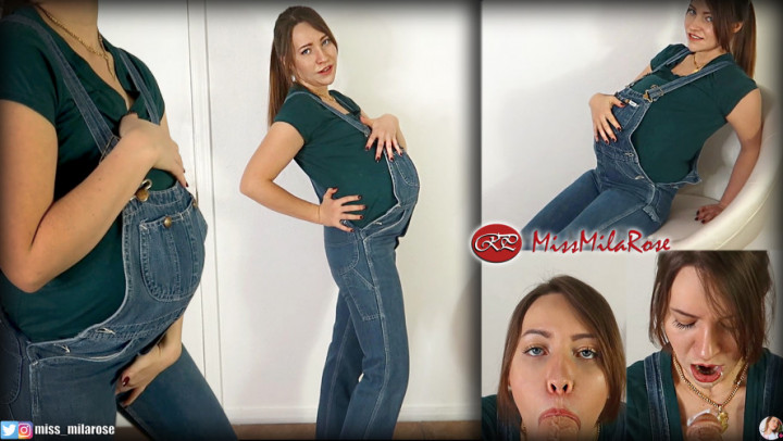 Poster for Pregnant In Overalls Blowjob - Missmilarose - Manyvids Star - Pregnant, Solo Female (Только Женщины)