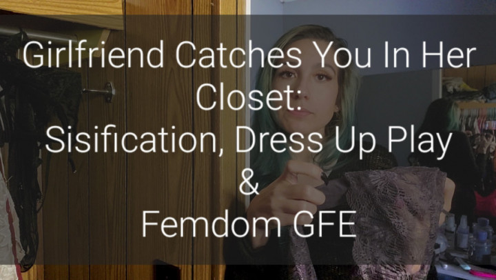 Poster for Freya Reign - Manyvids Star - Caught In My Closet: Sissification - Sissification, Femdom (Фрея Рейн Фемдом)