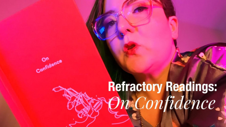 Poster for Manyvids Model - Narratophile - Refractory Readings: On Confidence - Intelligence Fetish, Sfw, Face Fetish (Нарратофил)