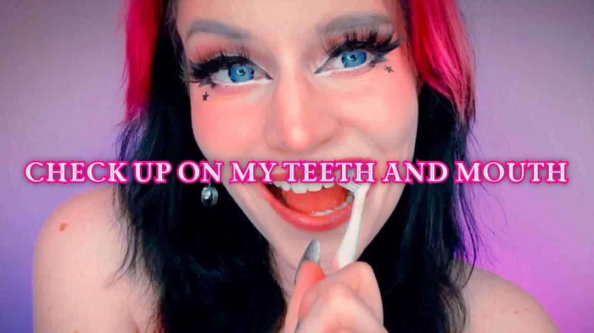 Poster for Starry Yume - Check Up On My Teeth And Mouth - Manyvids Girl - Toothbrushing, Sfw (Звездная Юмэ Зубная Щетка)