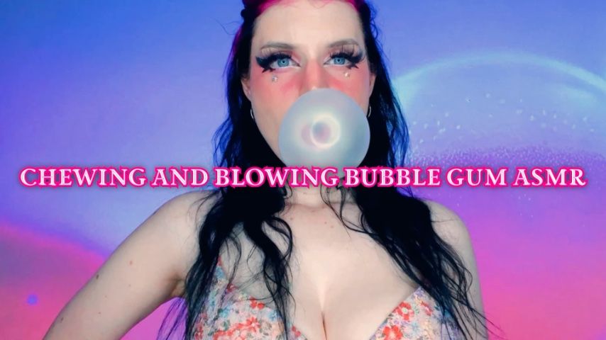 Poster for Starry Yume - Chewing And Blowing Bubble Gum Asmr - Manyvids Girl - Bubble Gum, Lip Fetish (Звездная Юмэ Губной Фетиш)