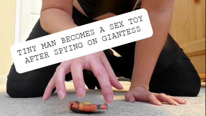 Poster for Giantess Uses Spying Tiny As Sex Slave - December 27, 2020 - Alleriamystic - Manyvids Model - Unaware Giantess, Pov, Giantess (Великанша)