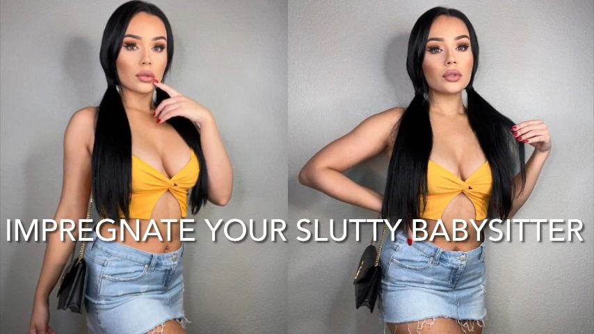 Poster for Manyvids Girl - Mia Jocelyn - Impregnate Your Slutty Babysitter - Impregnation Fantasy, Pov, Kink (Миа Джослин Перегиб)