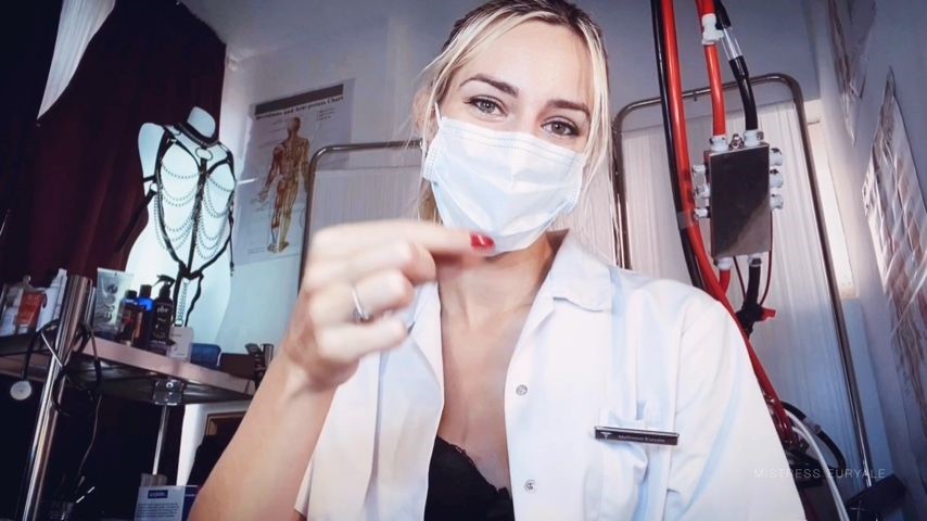 Poster for Mistress Euryale - Mistress Euryale Sph From Your French Doctor - Manyvids Model - Medical Fetish, Penectomy (Госпожа Эвриала Пенэктомия)