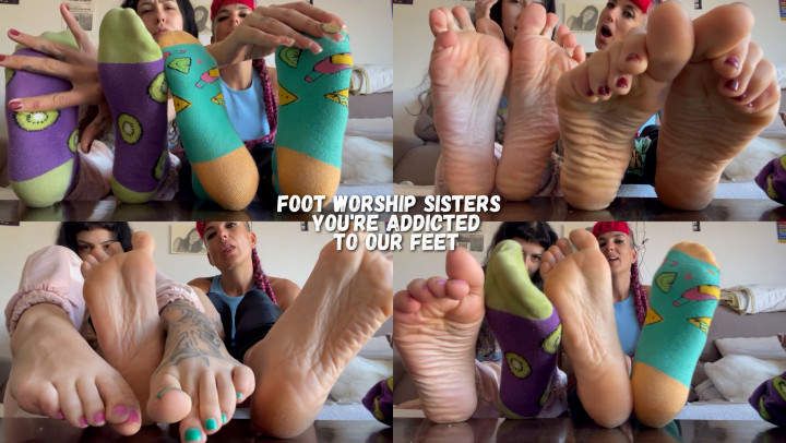 Poster for Manyvids Star - Foot Worship Sisters - You'Re Addicted To Our Feet - Gypsy Maya - Foot Worship, Ignore, Sisters (Цыганка Майя Игнорировать)