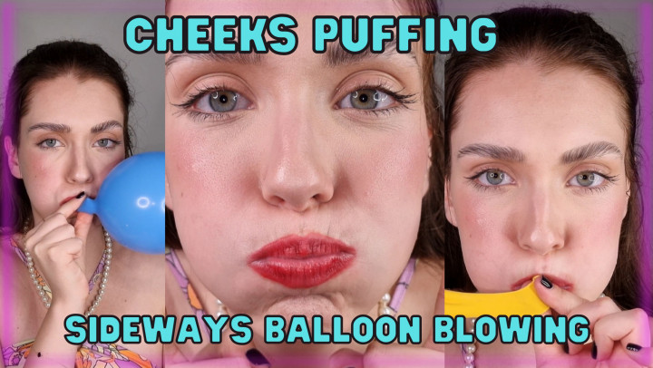 Poster for Manyvids Girl - Wetschoolgirl - Balloon Blowing And Cheeks Puffing - August 12, 2022 - Balloons, Mouth Fetish (Фетиш Рта)