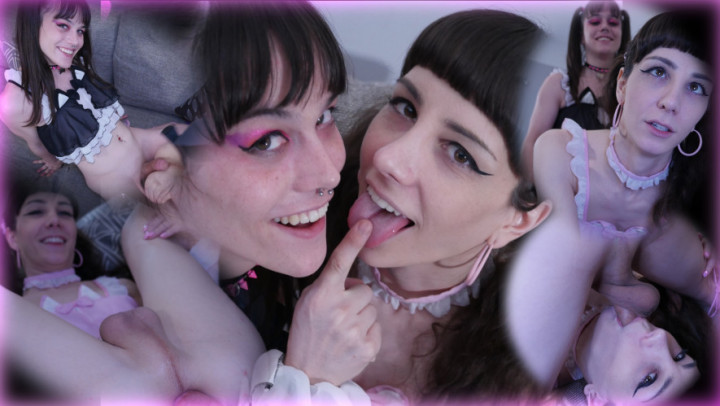 Poster for Kitty Dolls Playing Around - Nyxi_Leon - Manyvids Girl - Anal, Pigtails, Trans (Косички)