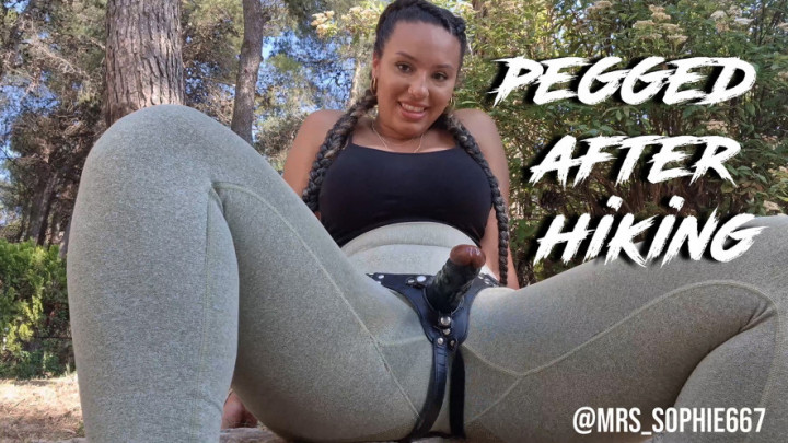 Poster for Manyvids Girl - Mrs Sophie667 - Pegged After Hiking - Ebony Female Domination, Pegging (Миссис Софи667 Чёрное Дерево Женское Доминирование)