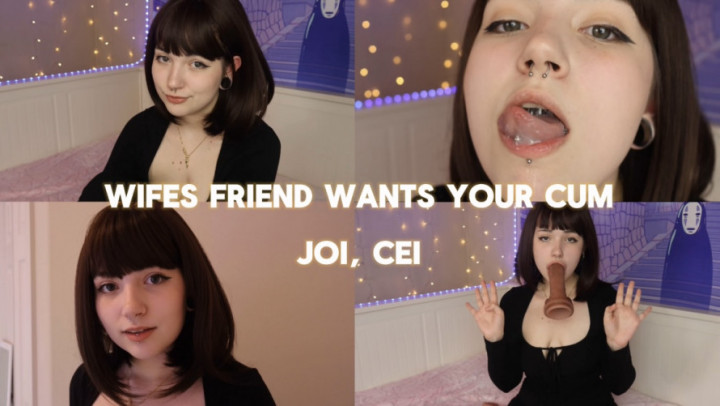 Poster for Wifes Friend Wants Your Cum | Joi, Cei - Manyvids Girl - Dogwife - Cumplay, Cuminmouth