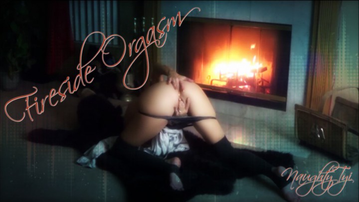 Poster for Manyvids Model - Fireside Orgasm - Stormi Winters - Orgasms, Fire Play (Сторми Уинтерс Игра С Огнём)