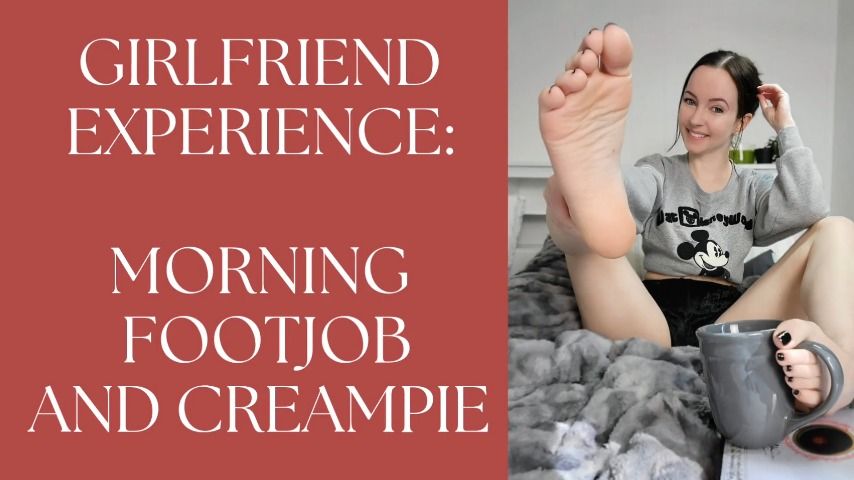 Poster for Girlfriend Experience-Footjob & Creampie - November 06, 2022 - Manyvids Model - Thetinyfeettreat - Gfe, Foot Fetish