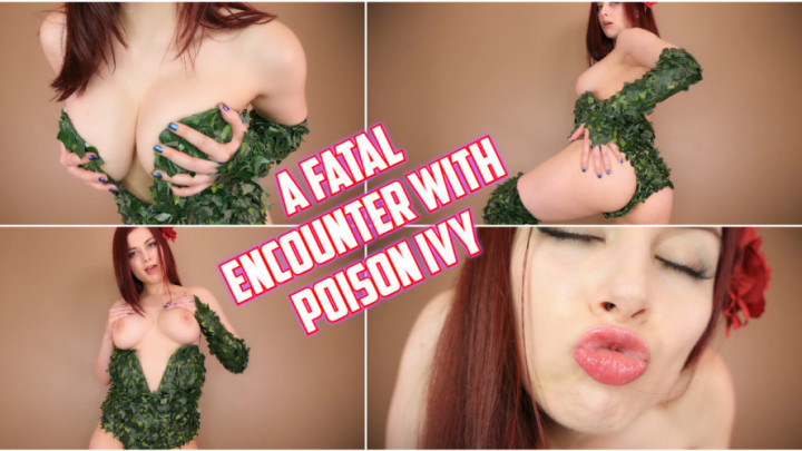 Poster for A Fatal Encounter With Poison Ivy - October 10, 2019 - Ellie Idol - Manyvids Model - Sensual Domination, Executrix, Kink (Элли Айдол Чувственное Доминирование)