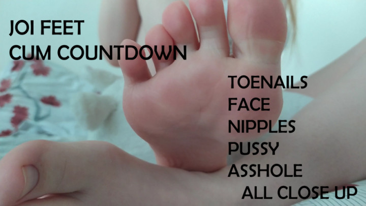 Poster for Feet And Toenails Very Close-Up - April 04, 2022 - Darina158 - Manyvids Girl - Foot Fetish, Cum Countdown, Feet Joi (Дарина158 Фут-Фетиш)