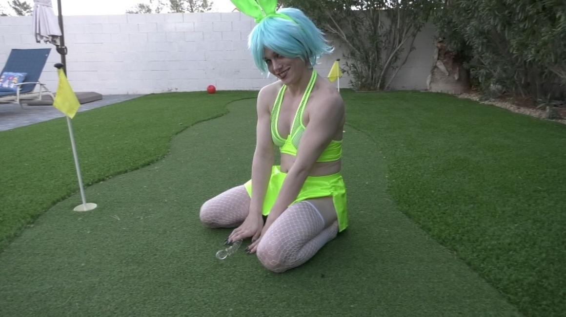 Poster for Nyxi_Leon - Bunny Girl On The Green - Manyvids Model - Trans, Anal, Golf (Анал)