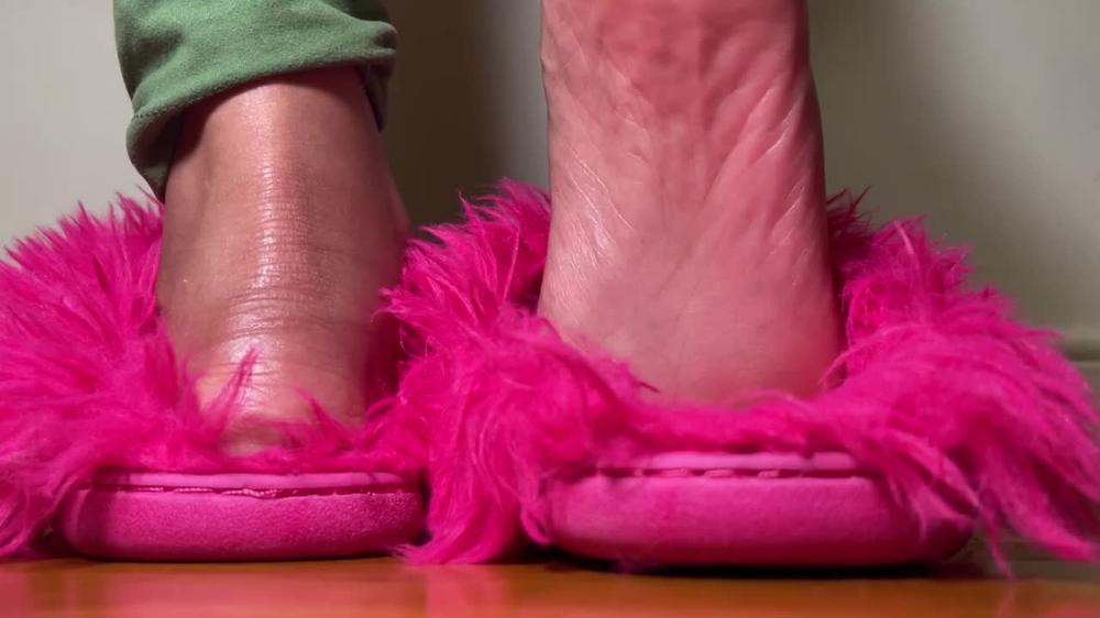 Poster for Pink Foxx - Manyvids Star - Nine West Slipper Play - Slippers, Shoeplay (Пинк Фокс Обувная Плита)