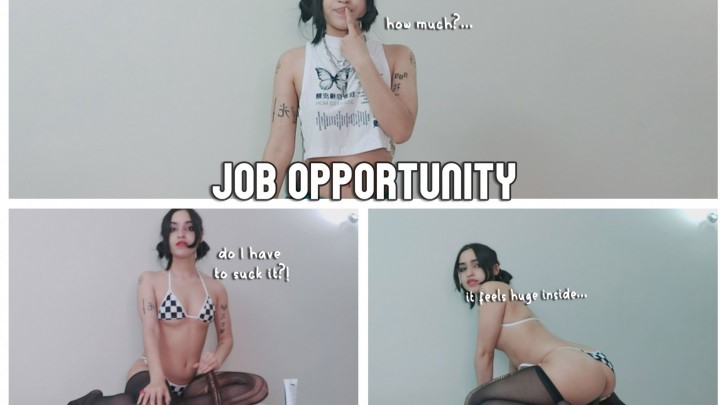 Poster for Irooochan - Manyvids Model - Irooochan Job Opportunity - Latina, Huge Dildo, Small Tits (Маленькие Сиськи)