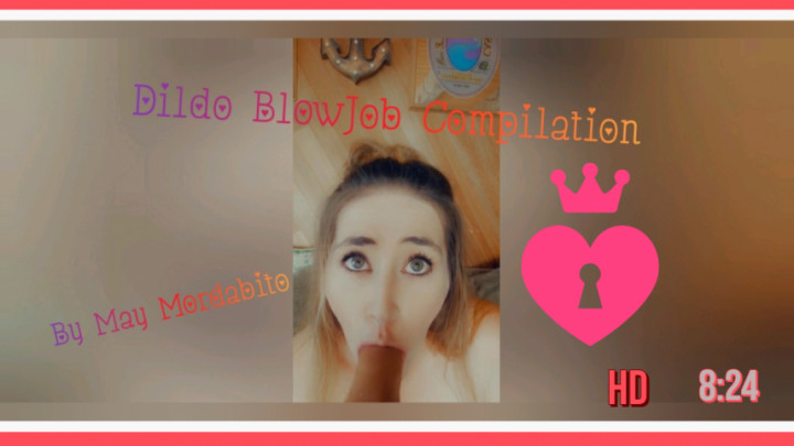 Poster for Dildo Blowjob Compilation - February 22, 2021 - Manyvids Model - May Mordabito - Pov Blowjob, Dildo Sucking, Nipple Play (Май Мордабито Минет Pov)