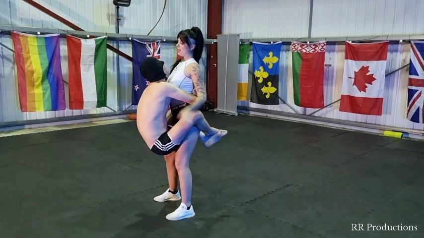 Poster for Manyvids Model - Lifted, Carried And Dragged By The Coach - Rr_Productions - Weightlifting Female, Humiliation, Lift & Carry (Женская Тяжёлая Атлетика)