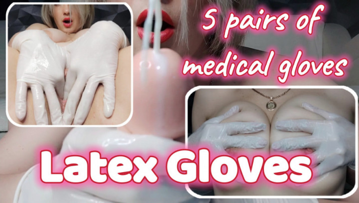 Poster for Juliacrown - Manyvids Girl - Medical Gloves Play 5 Pairs Change - Medicalfetish, Handjobs, Pussyplay (Рукоблудие)