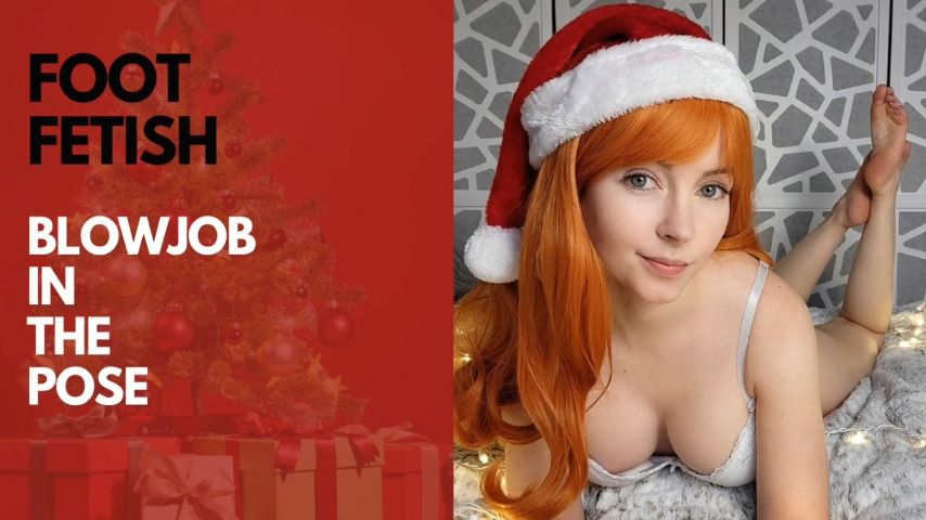 Poster for Manyvids Girl - Foot Fetish Blowjob In The Pose - December 20, 2022 - Thetinyfeettreat - Blowjob, Feet, Redhead (Минет)