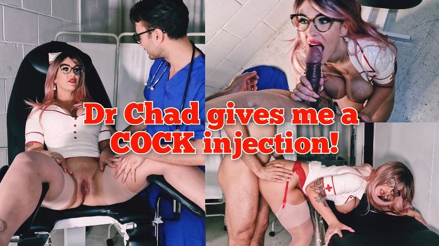 Poster for Dr Chad Gives Me A Cock Injection - Ruby_Onyx - Manyvids Star - Nurseplay, Povblowjob, Fucking