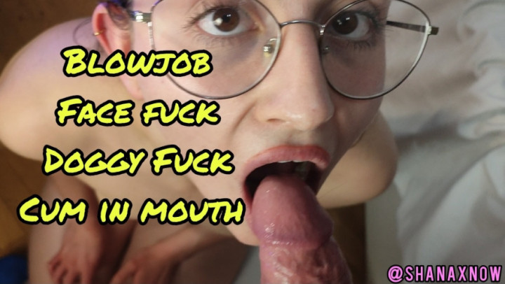 Poster for Manyvids Model - Alfxnow - Rough Bj Face Fucking Doggy Cum In Mouth - Deepthroat, Cum In Mouth, Face Fucking (Кончить В Рот)