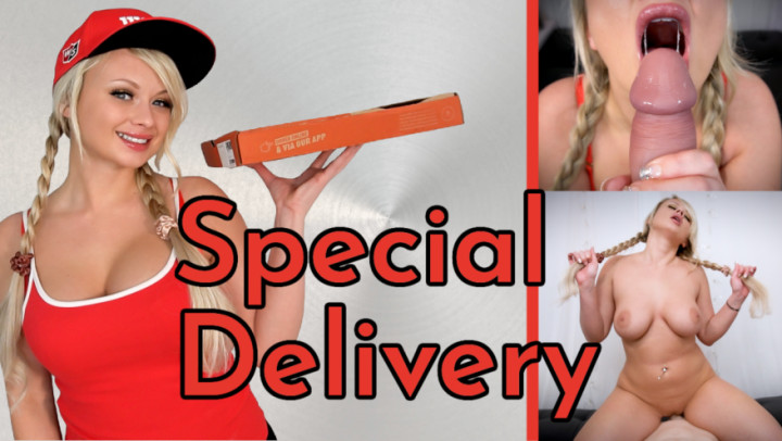 Poster for Special Delivery - Manyvids Model - Peachyskye - Dildo Sucking, Dildo Fucking, Role Play (Ролевая Игра)