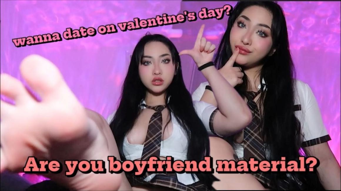 Poster for Manyvids Model - Are You Boyfriend Material - Claudiahon - Verbal Humiliation, Femdom Pov, Socks (Клаудиахон Носки)