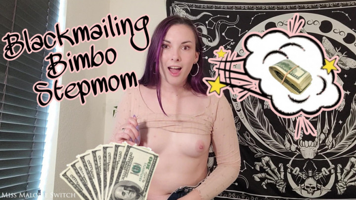 Poster for Manyvids Model - Miss Malorie Switch - Blackmailing Bimbo Stepmom - Black Friday, Mommy Roleplay (Мисс Мэлори Свитч Ролевая Игра С Мамой)