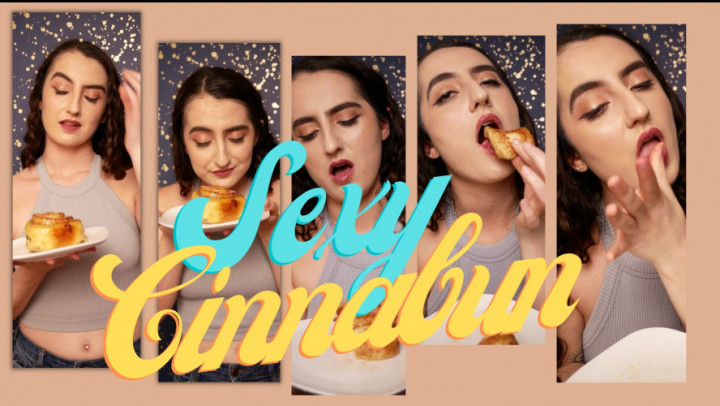 Poster for Manyvids Girl - Sexy Cinnabun Mukbang - Jan 15, 2023 - Littlebunnyb - Mukbang, Eating (Мукбанг)