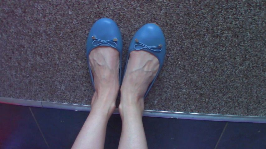 Poster for Manyvids Star - Blue Flats Goddess View - Goddess Vanessa - Foot Fetish, Shoe & Boot Worship (Богиня Ванесса Фут-Фетиш)