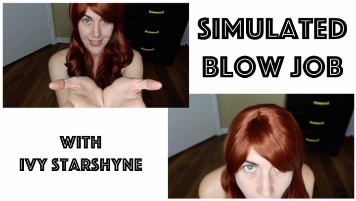 Poster for Simulated Bj Time - Apr 28, 2023 - Ivystarshyne - Manyvids Model - Blowjob, Mouth Fetish (Фетиш Рта)