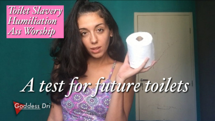 Poster for A Test For Future Toilets - Goddessdri - Manyvids Model - Ass Worship, Humiliation, Verbal Humiliation (Словесное Унижение)