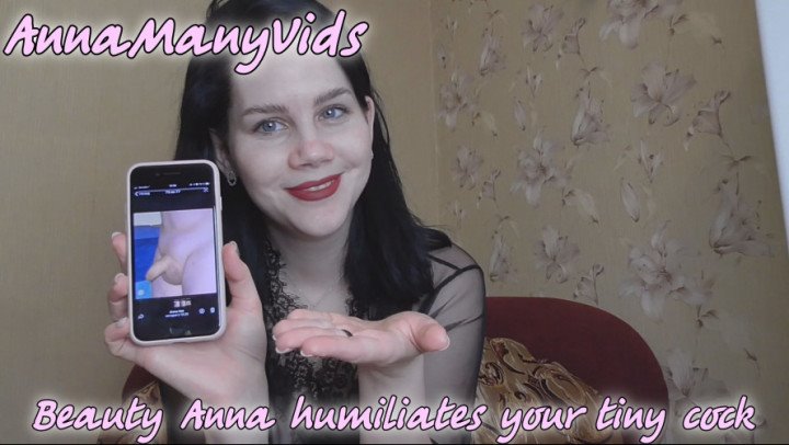 Poster for Annamanyvids Beauty Anna Humiliates Your Tiny Cock - Manyvids Model - Annamanyvids - Joi, Femdom (Фемдом)