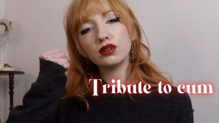 Poster for Manyvids Star - Ellie Haze - Tribute To Cum - Finance, Femdom (Элли Хейз Финансы)