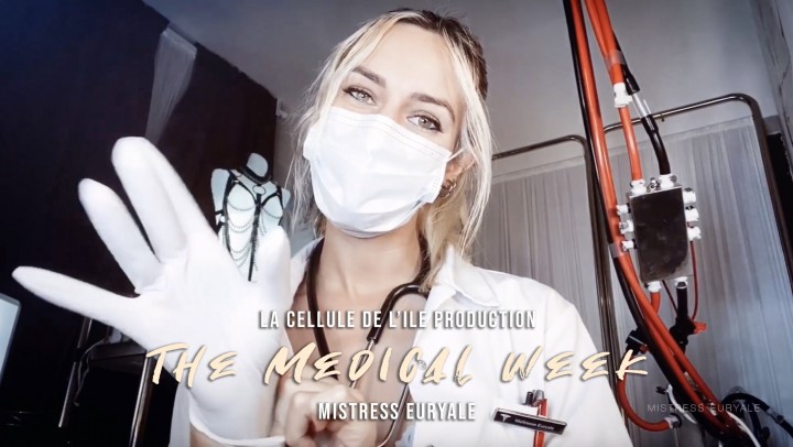 Poster for Mistress Euryale The Medical Week Compilation - Manyvids Model - Mistress Euryale - Chastity, Nurse Play (Госпожа Эвриала Целомудрие)