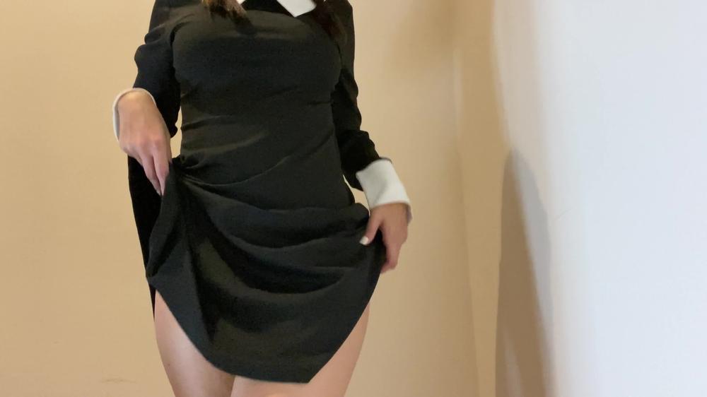 Poster for Dahliaisdopey - Manyvids Star - Wednesday Addams Ass Worship - Dirty Talking, Goth (Гот)