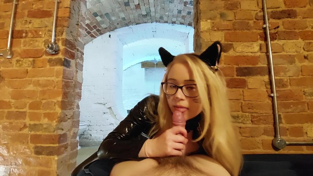 Poster for Naughty Kitty Gets Her Milk - Manyvids Model - Sofiasaintxxx - Cum In Mouth, Amateur Couple (Любительская Пара)