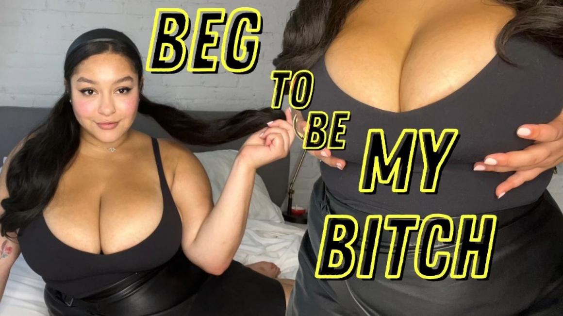 Poster for Manyvids Star - Beg To Be My Bitch - August 08, 2023 - Queenvixoxo - Goddess Worship, Sensual Domination (Чувственное Доминирование)