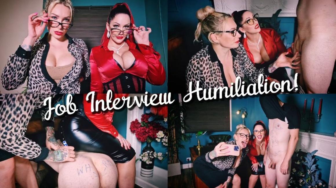 Poster for Manyvids Star - Job Interview Humiliation - Ruby_Onyx - Femdom, Sph, Blackmailfantasy (Шантажфэнтези)