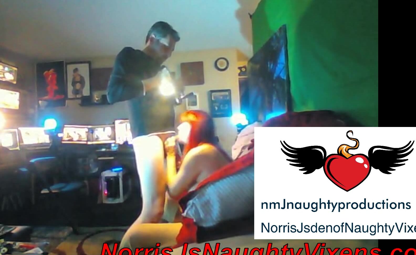 "nmjnaughtyvixens" adulttheater, blowjob, fucking, redhead, webcam Sammantha Sweet pornshoot spycam Manyvids