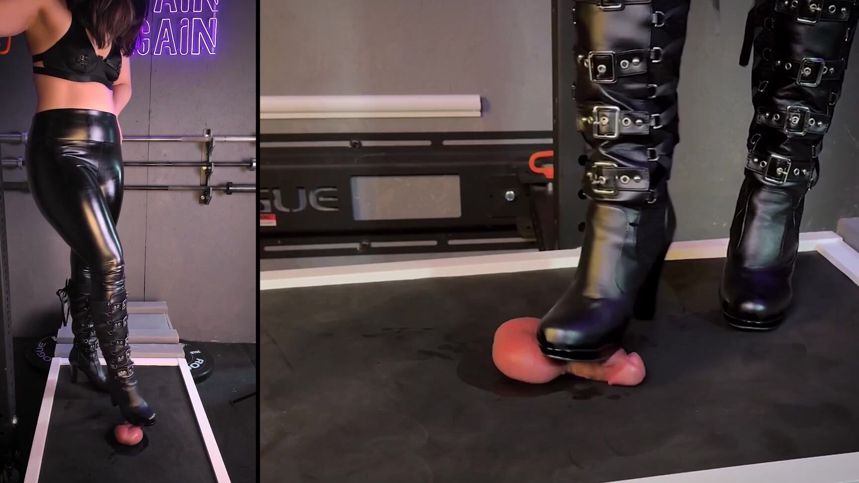 Dominafitness Nicknamed Dominafitness 09 14 2025 Onlyfans Video Did I Step In Some Gum Just Kidding Its His Balls And Little Cock Having Fun