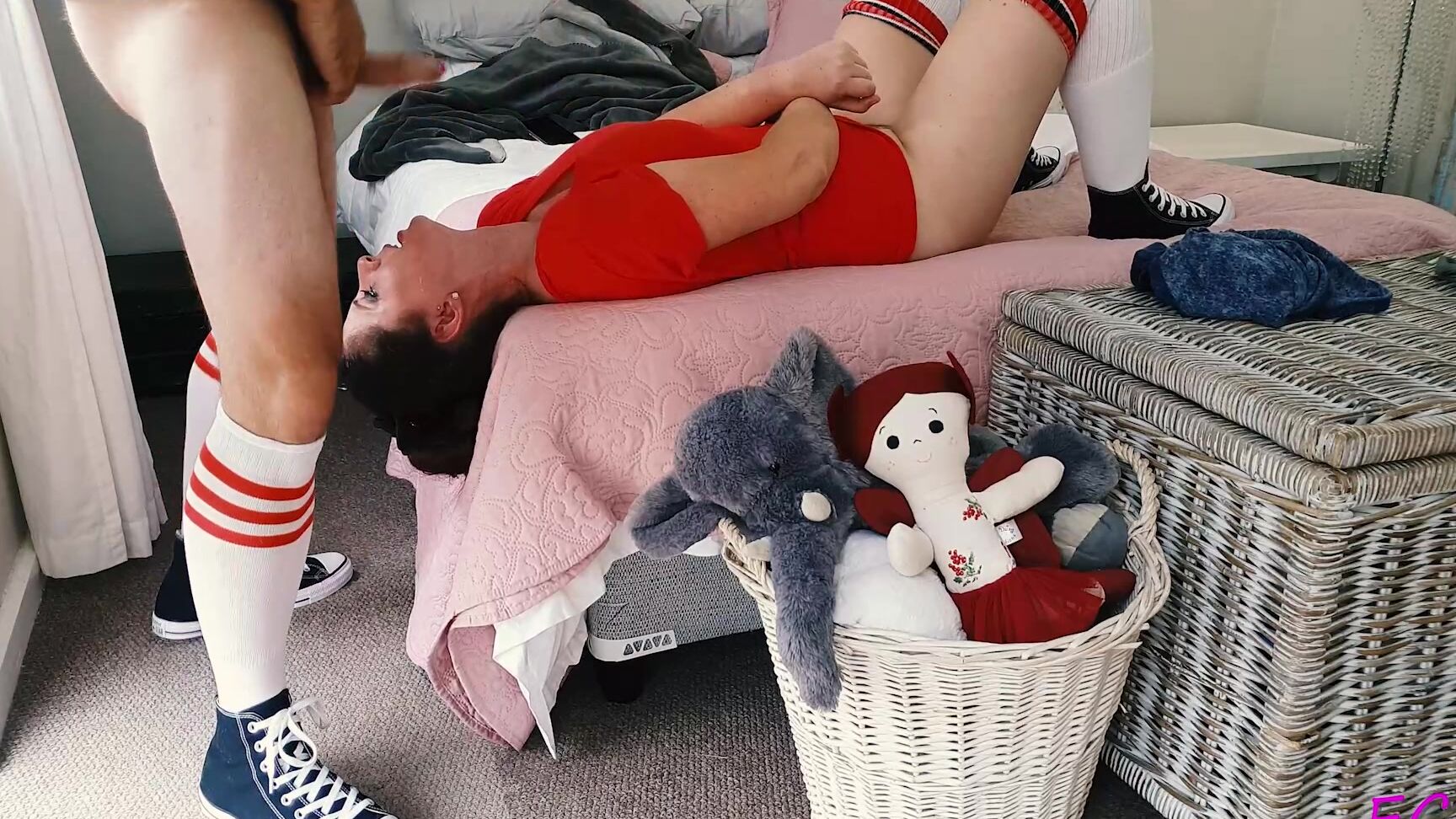 Pinkcandyec Fucked Throated In Tube Socks And Chucks