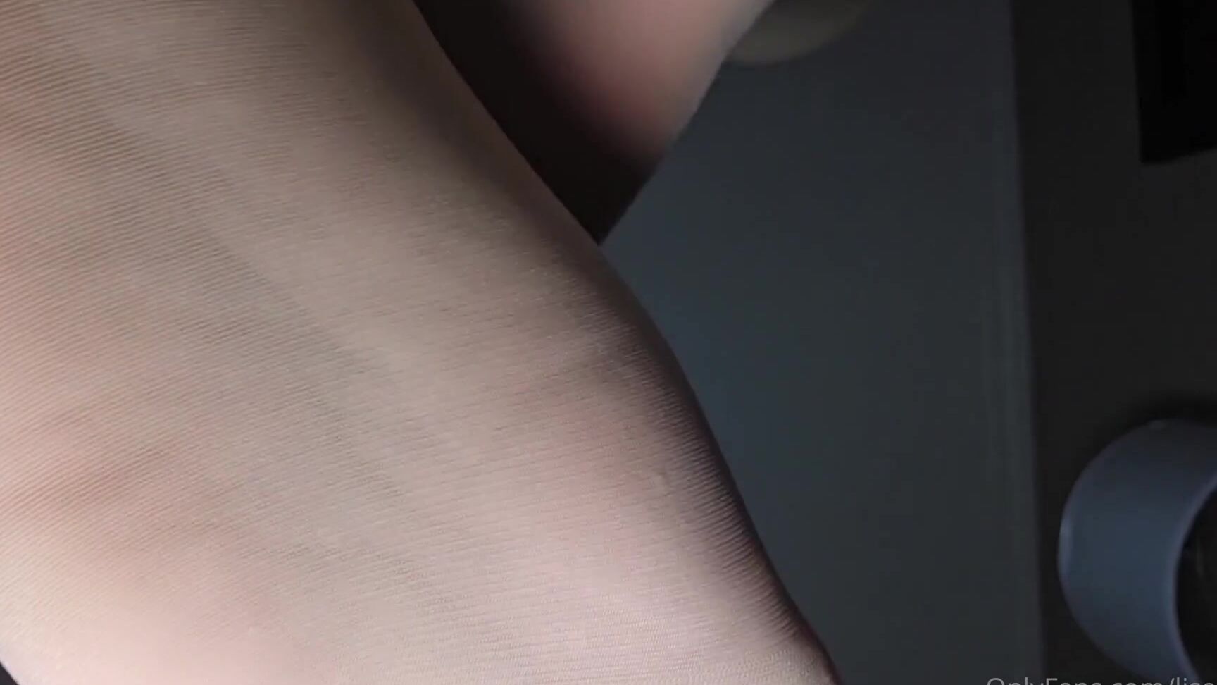 Lisa Asmr rubs her nylon clad body in Onlyfans Video Onlyfans Video
