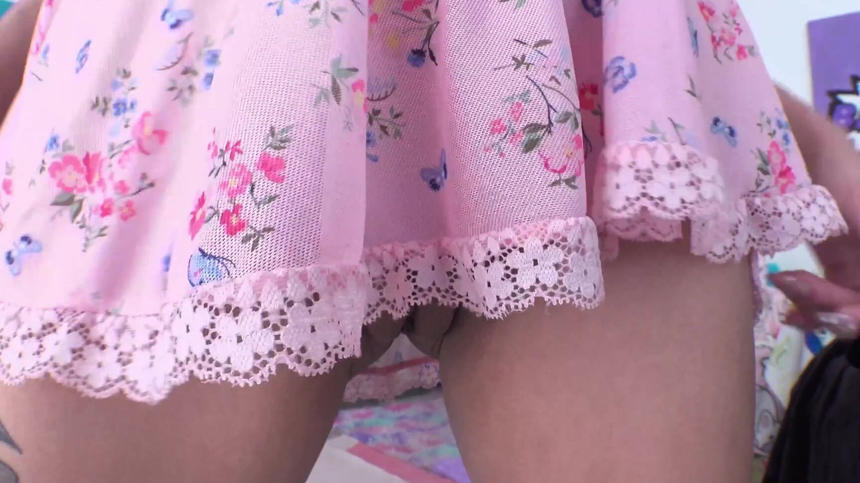 Watch Bianca Bangs get busy with young guys and get creampied!